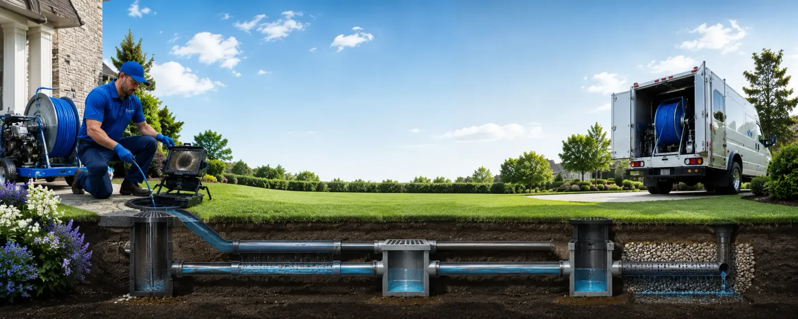 Outdoor drain cleaning information for Cherryfield, ME